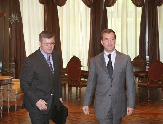 Dmitry Medvedev, Yury Chaika