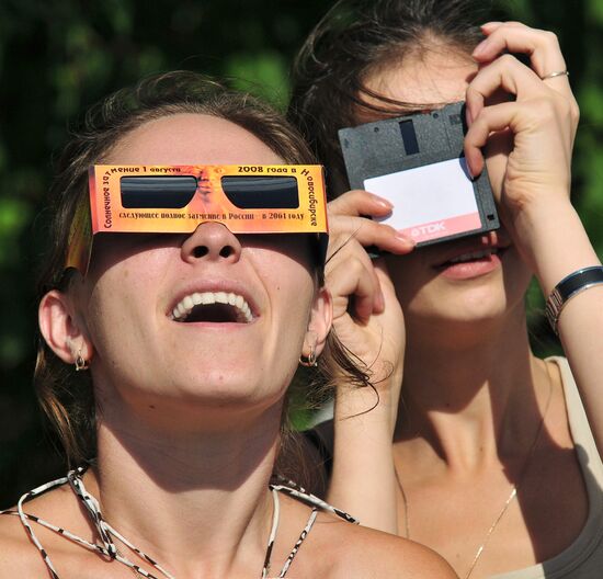 Solar eclipse, August 1, 2008