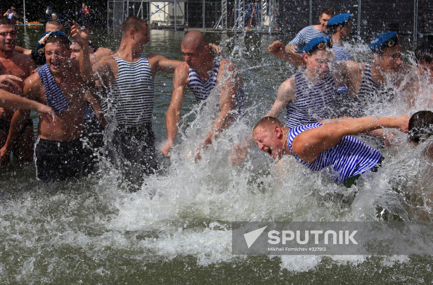 Paratroopers Day celebrations in Moscow