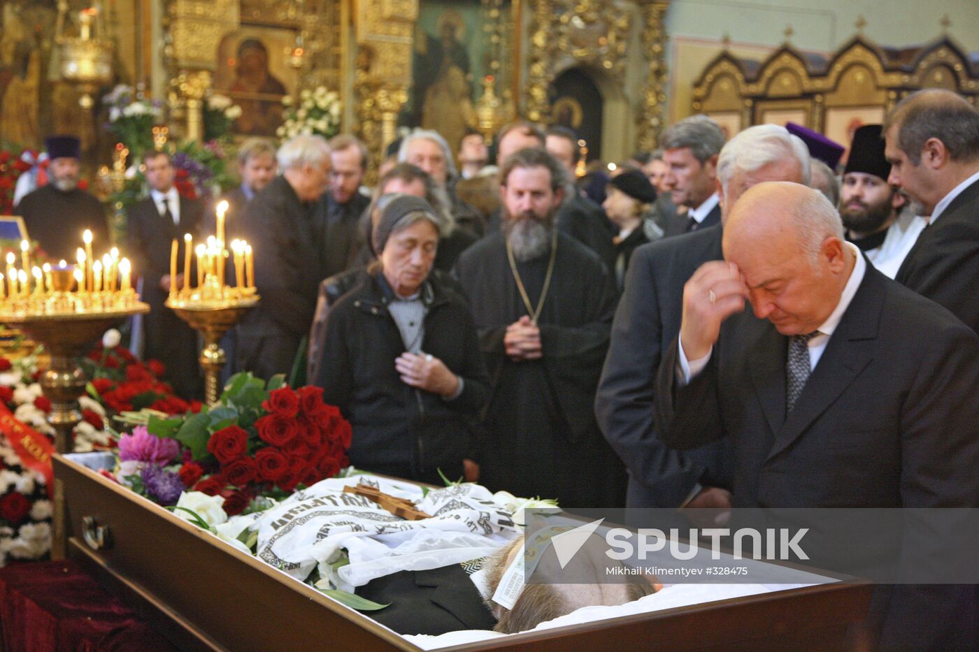 Alexander Solzhenitsyn's funeral