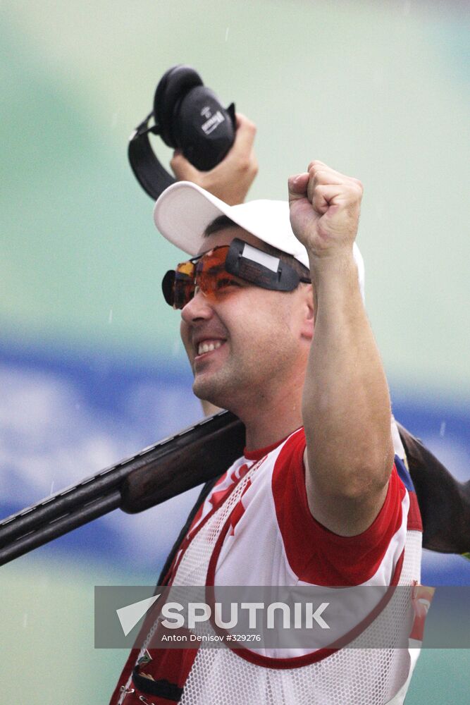Games of the XXIX Olympiad: trap shooting event