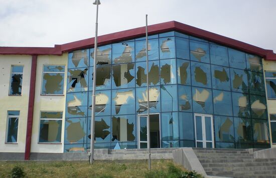 In assaulted Tskhinvali