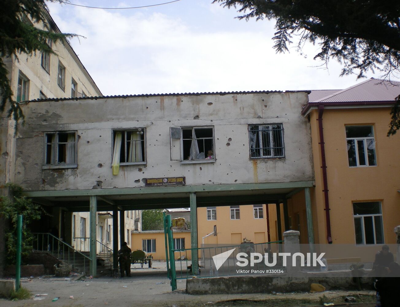 In assaulted Tskhinvali