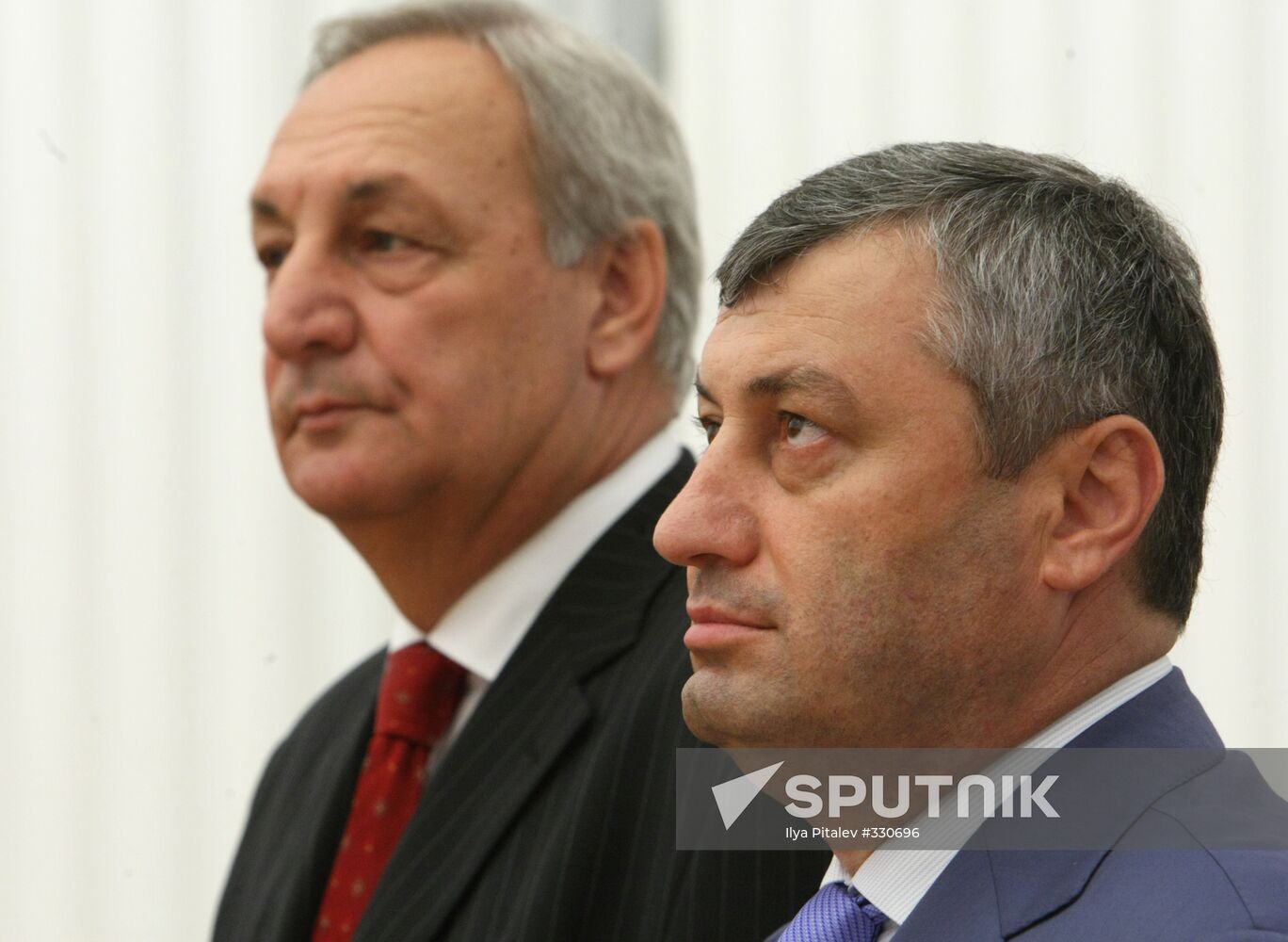 Sergei Bagapsh and Eduard Kokoity