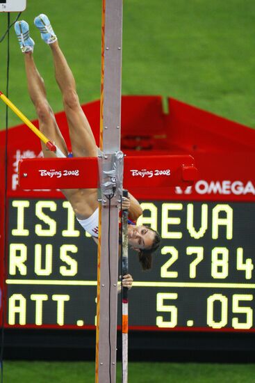 Pole vault, athletics, 29th Olympic Games