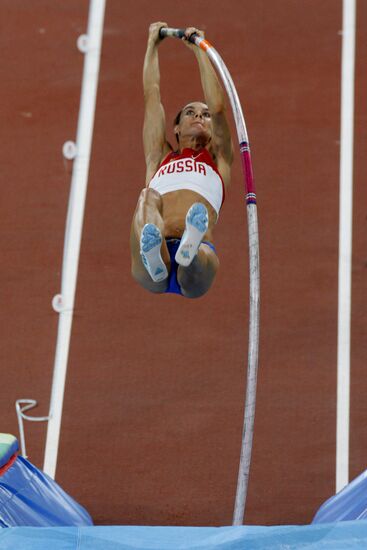 Pole vault, athletics, 29th Olympic Games