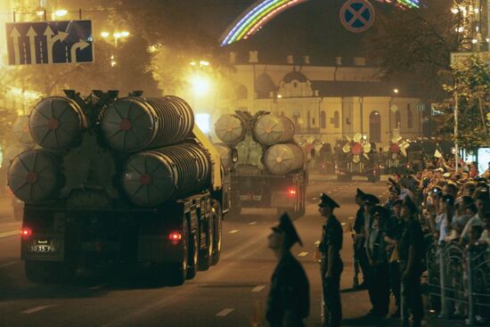 Ukraine Independence Parade rehearsal