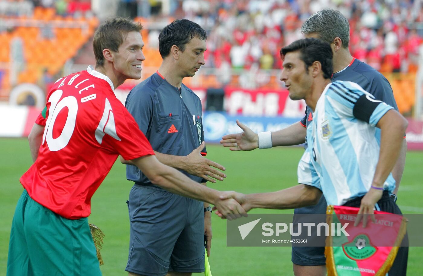 Football friendly: Belarus vs. Argentina
