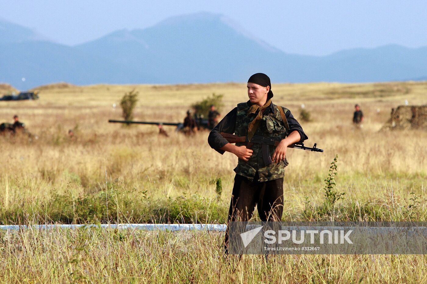 Ukrainian armed forces' military drills