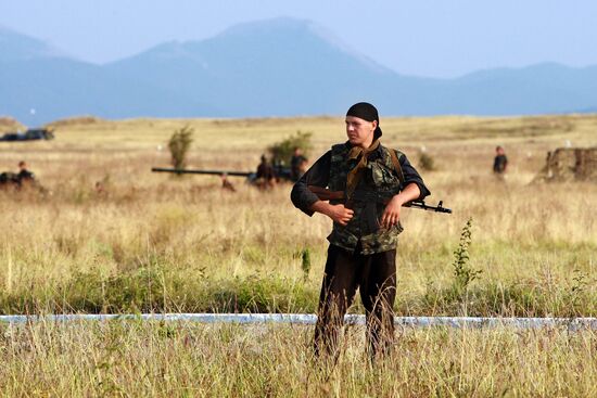Ukrainian armed forces' military drills