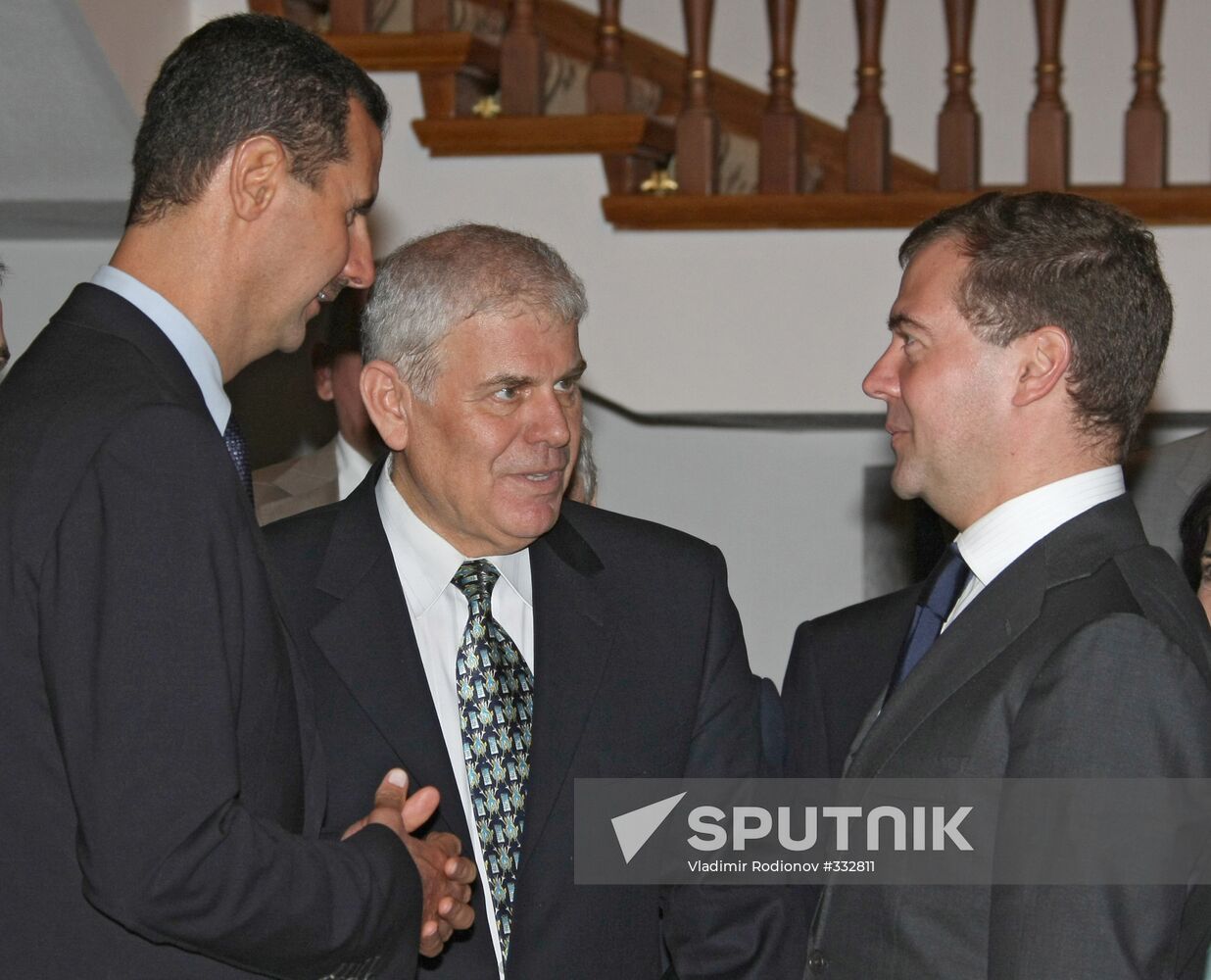 Dmitry Medvedev and Bashar al-Assad