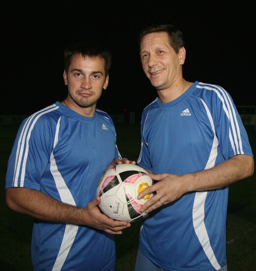 Russian House in Beijing: friendly football match