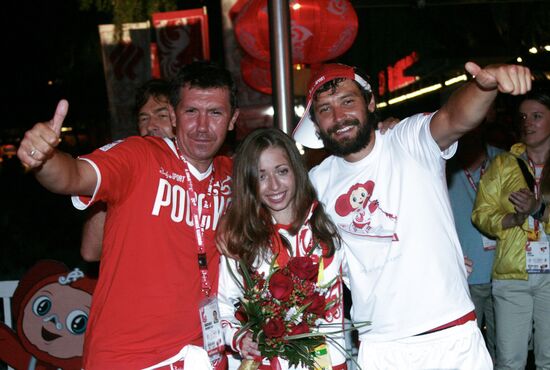 Honouring Russian sportsmen in Beijing