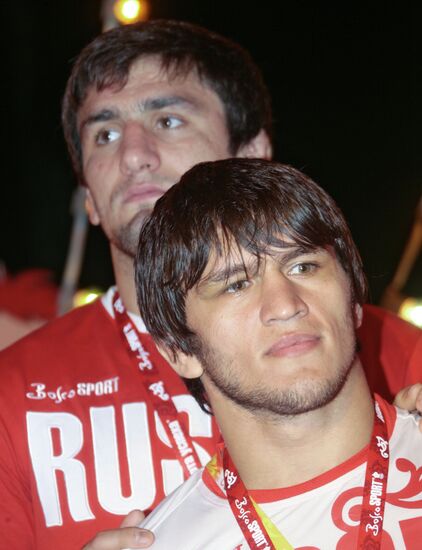 Honouring Russian sportsmen in Beijing