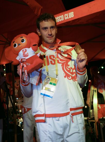 Honouring Russian sportsmen in Beijing