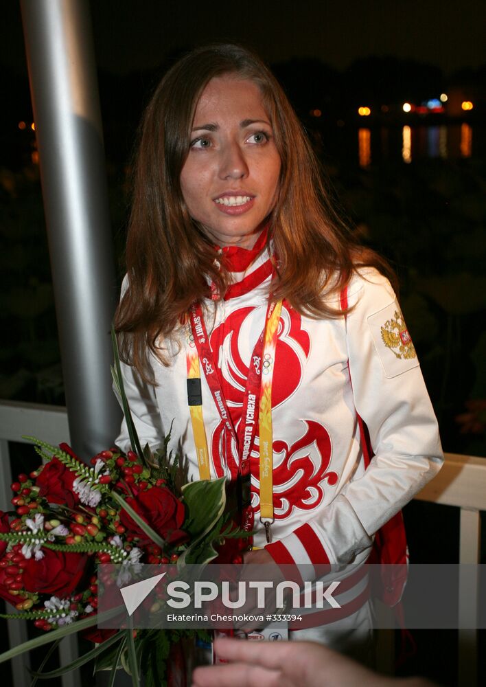Honouring Russian sportsmen in Beijing