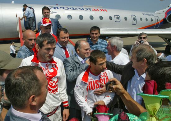Grozny welcomes Olympic champions