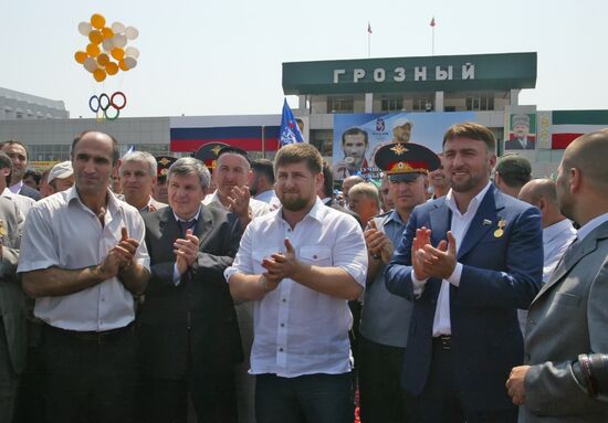 Grozny welcomes Olympic champions