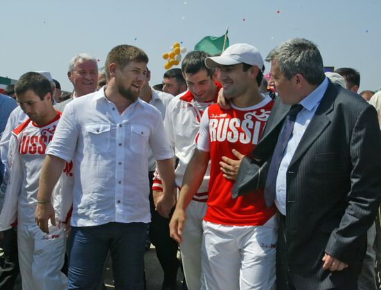 Grozny welcomes Olympic champions