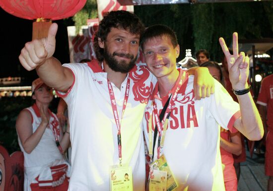 Bosco fetes Olympic medalists