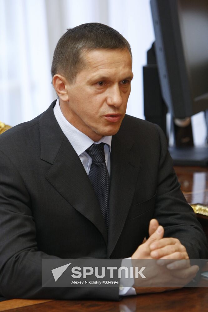 Vladimir Putin and Yury Trutnev