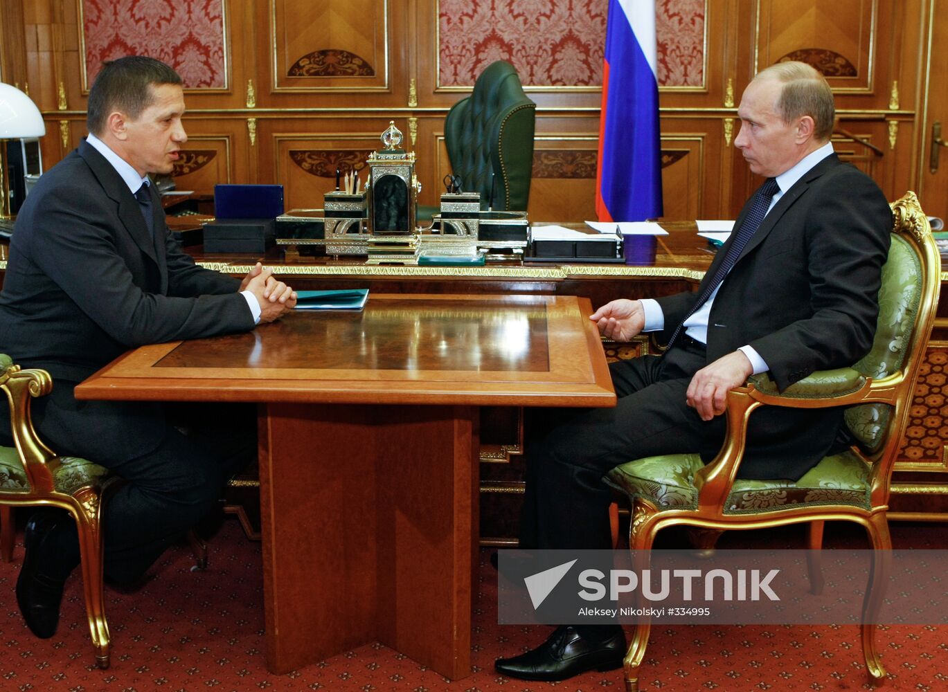 Vladimir Putin and Yury Trutnev