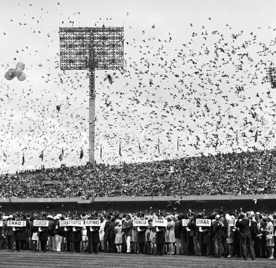 The 19th Summer Olympics in Mexico City