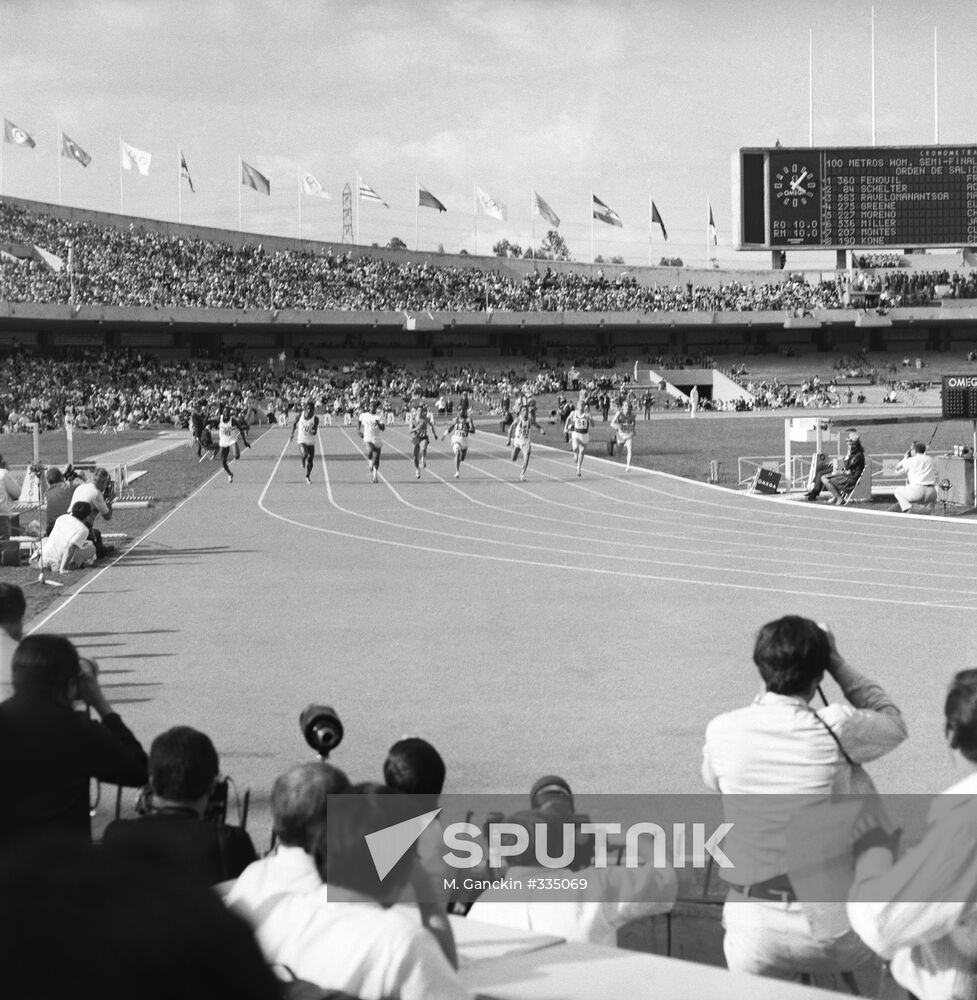 The 19th Summer Olympics in Mexico City