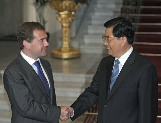 Dmitry Medvedev in Tajikistan