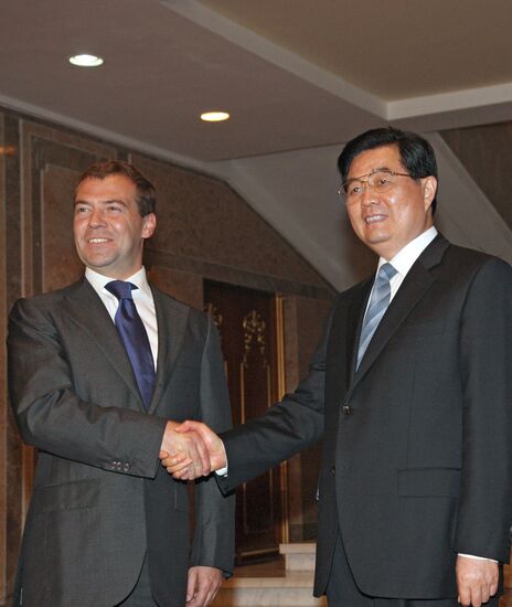 Dmitry Medvedev in Tajikistan