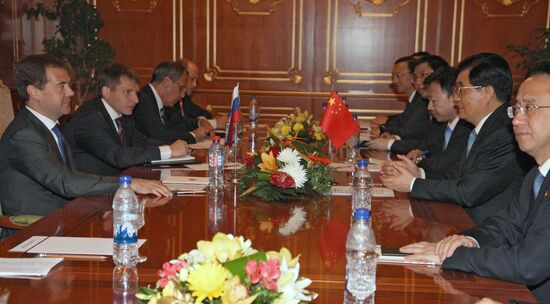 Dmitry Medvedev in Tajikistan