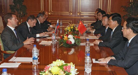 Dmitry Medvedev in Tajikistan