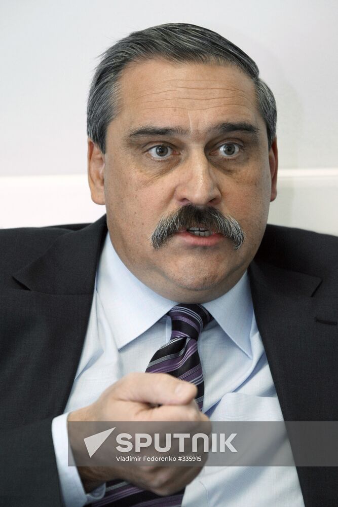 News conference in RIA Novosti