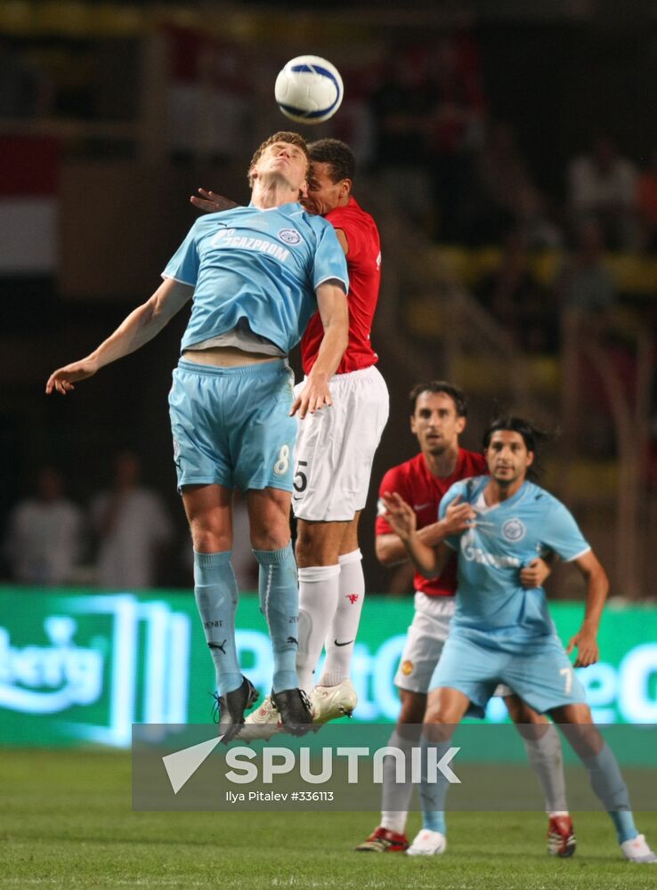 UEFA Super Cup, FC Zenit v Manchester United