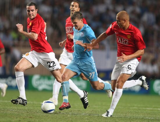UEFA Super Cup, FC Zenit 2 - 1 Manchester United