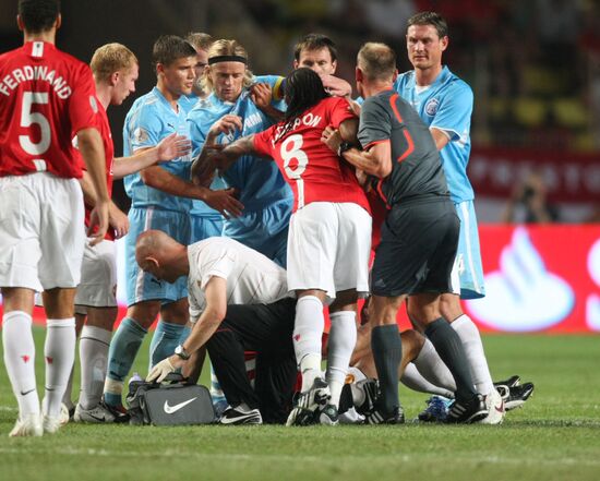 UEFA Super Cup, FC Zenit 2 - 1 Manchester United