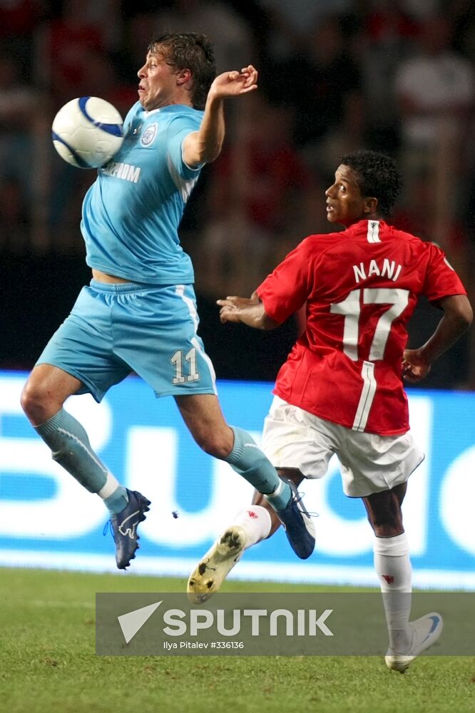 UEFA Super Cup, FC Zenit 2 - 1 Manchester United