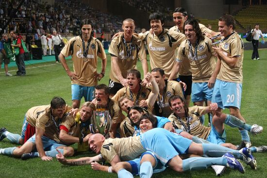 UEFA Super Cup, FC Zenit 2 - 1 Manchester United