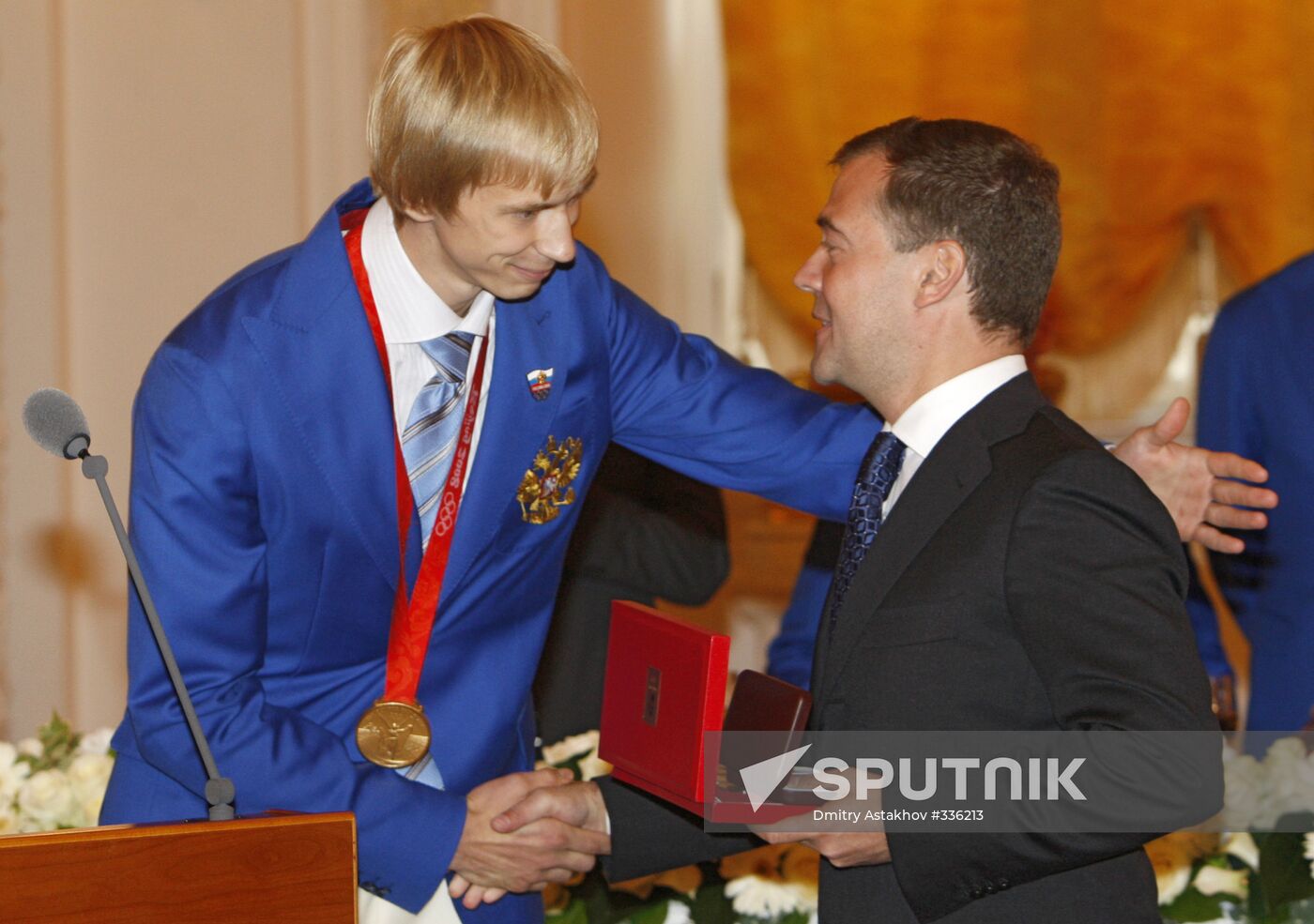 Dmitry Medvedev met Russian Olympians in the Kremlin