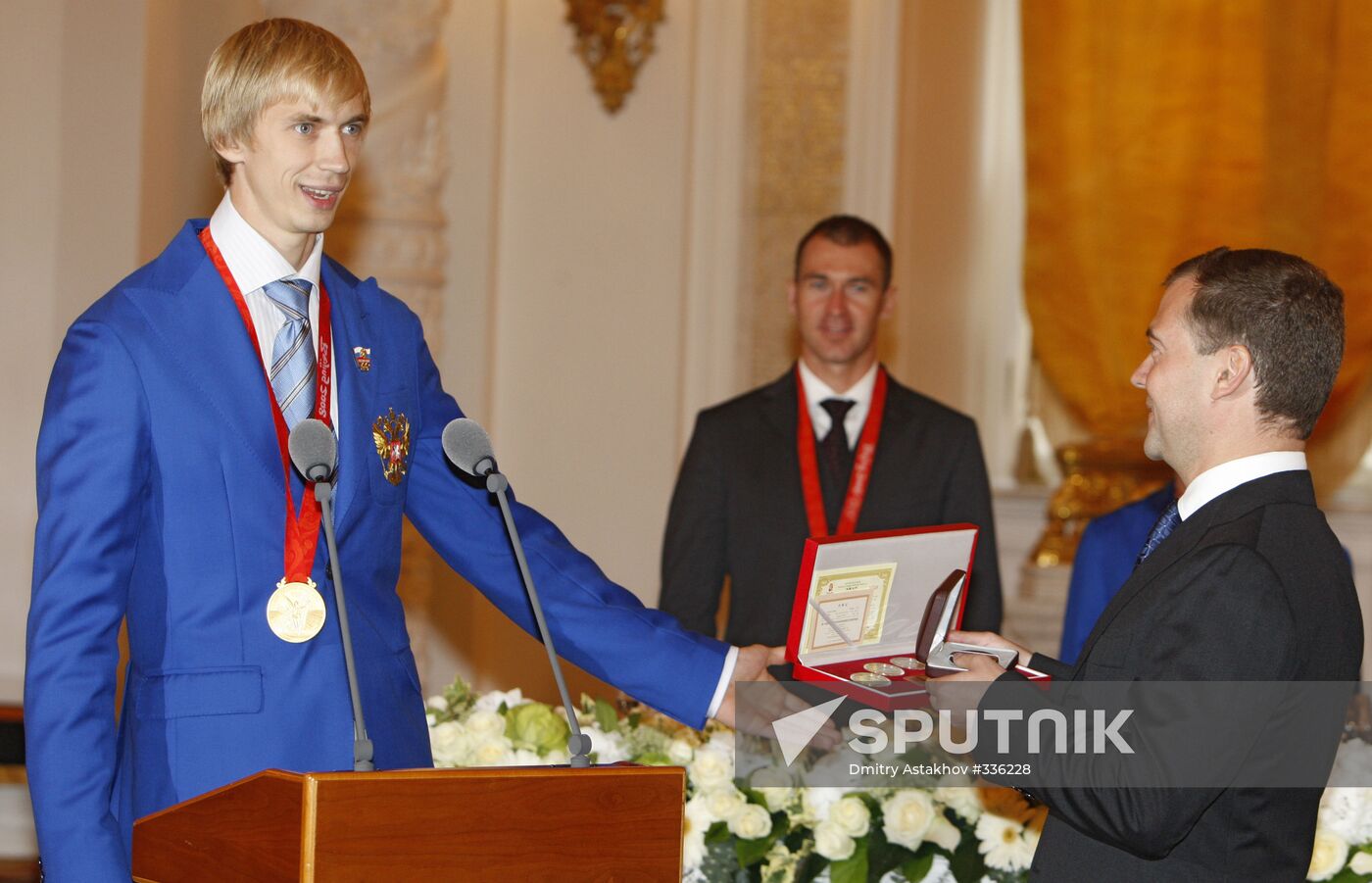 Dmitry Medvedev met Russian Olympians in the Kremlin