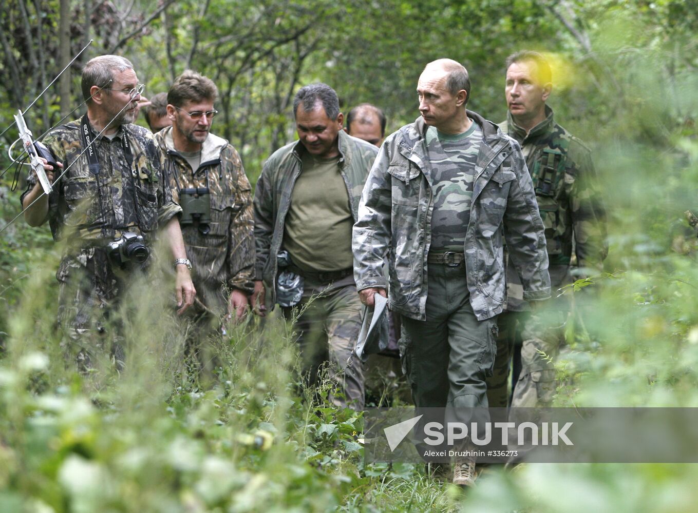 Russian Prime Minister Vladimir Putin visits Ussuri Reserve