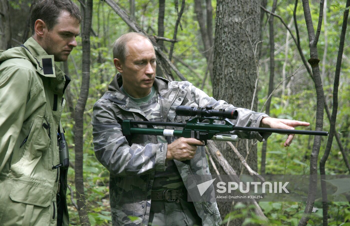 Russian Prime Minister Vladimir Putin visits Ussuri Reserve