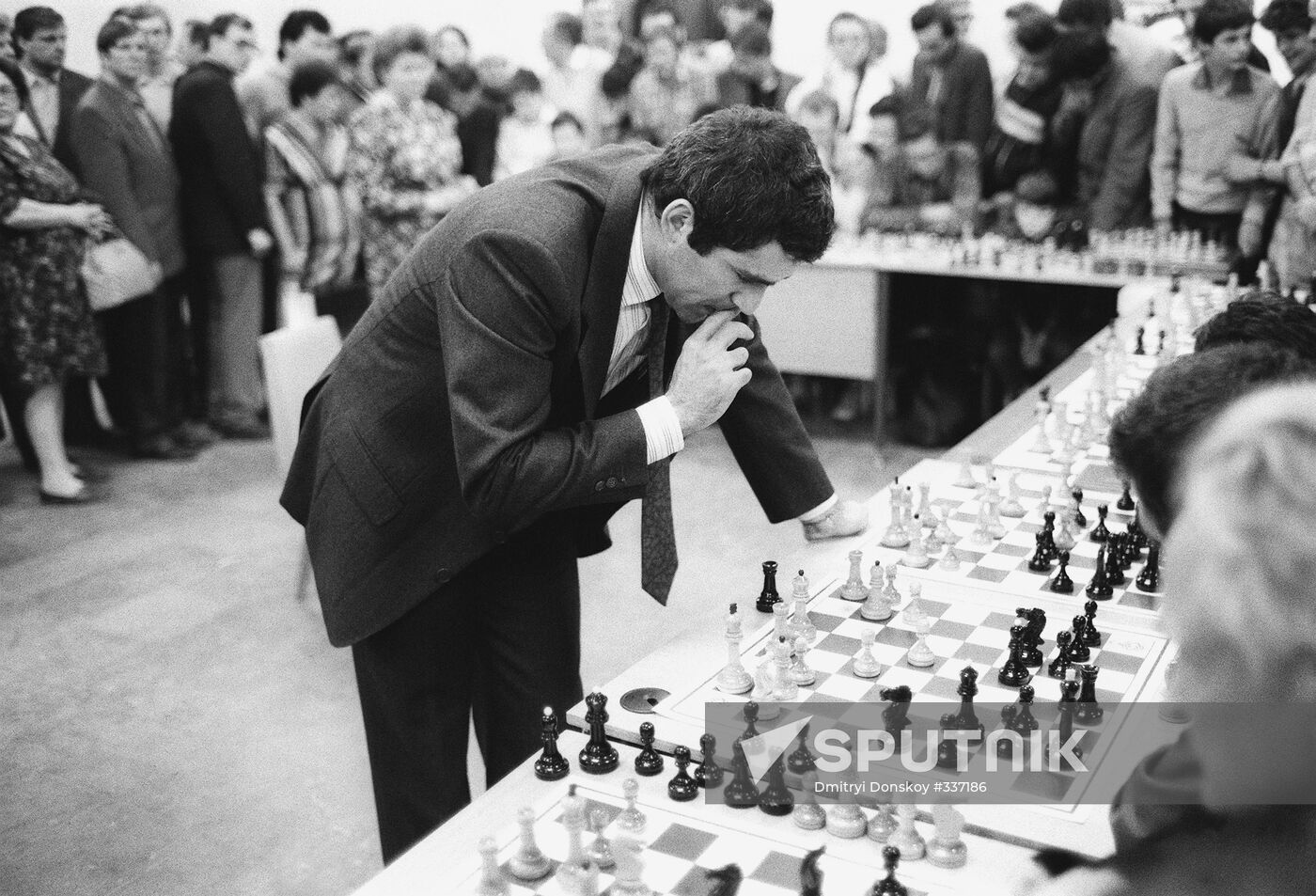 World chess champion Garry Kasparov