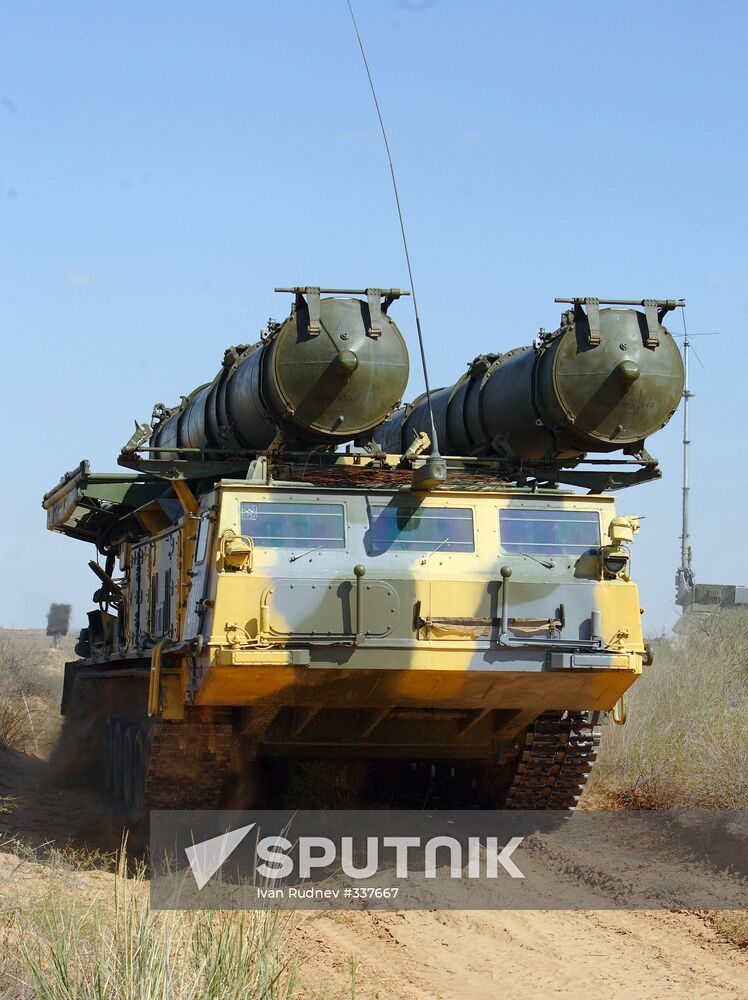 Exercise of Belarusian air-defense units