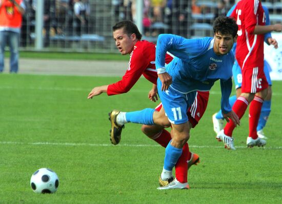 Qualifying match for 2009 European championship
