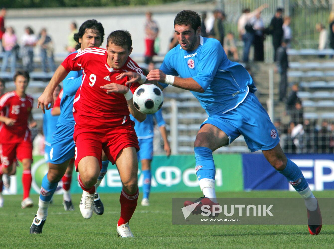 Qualifying match for 2009 European championship
