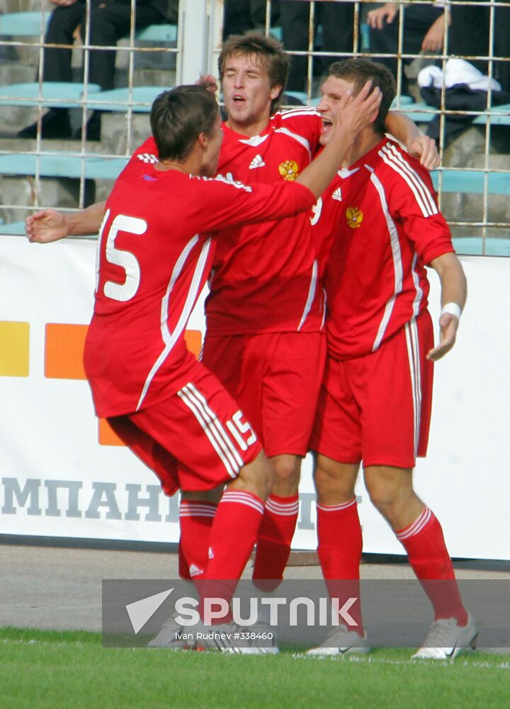 Qualifying match for 2009 European championship