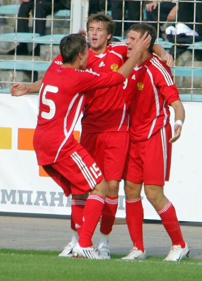 Qualifying match for 2009 European championship