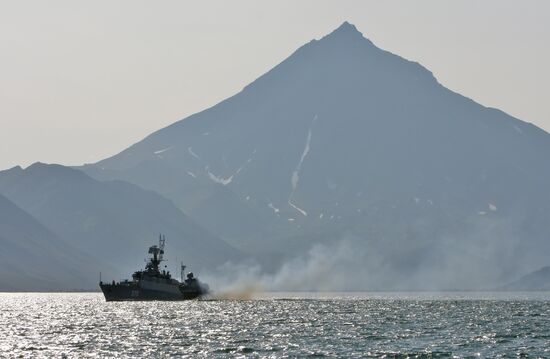 Pacific Fleet's scheduled exercise off Kamchatka Peninsula
