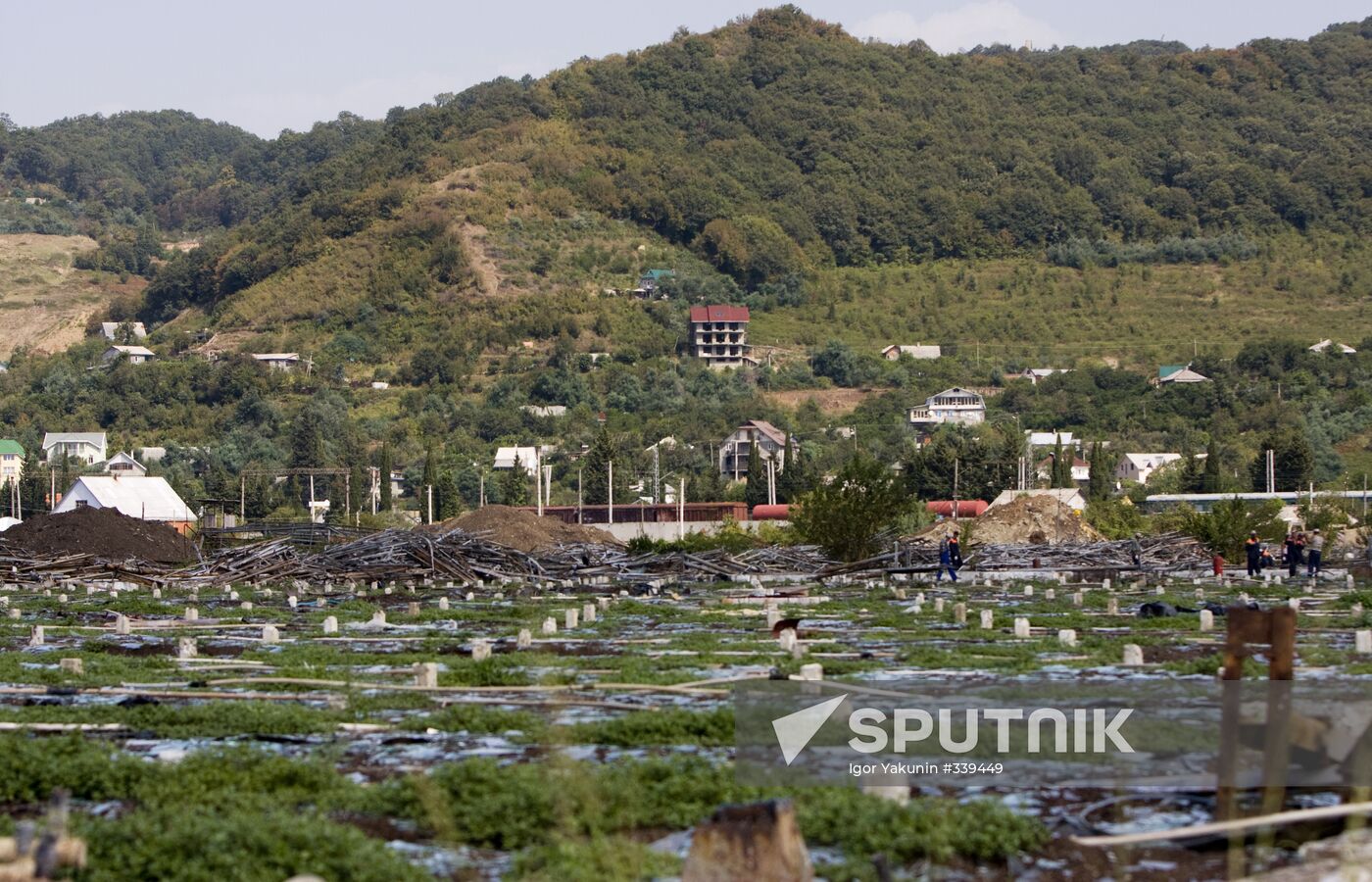 Construction of Olympic facilities in Sochi